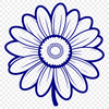 Vector Floral Illustration A digital illustration of a daisy flower in vector format.