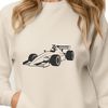 Speedy Vehicle Graphics SVG File Racing car illustration in vector format