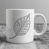 Realistic Leaf Vector Art A detailed vector illustration of a single leaf with realistic features and textures.