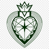A stylized illustration of the Sacred Heart, suitable for various digital applications.