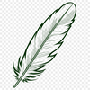 Stunning Feather Illustration Design An intricately designed feather graphic suitable for digital cutting machines and laser engraving.