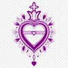 Free Vector Sacred Heart Image Download A detailed illustration of the Sacred Heart, suitable for use in various design projects.