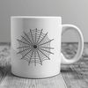 Delicate Vector Web Pattern A delicate web pattern created using vector graphics.