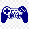 Console Controller Design An electronic video game interface featuring a hand-held console controller design.