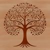Natural Illustration SVG An illustration of a tree in a natural setting, created as a vector graphic.