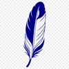 Beautiful Vector Feather Illustration A stylized feather illustration created as an SVG file.