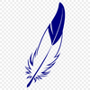 High-Quality Single Feather Graphic Design A high-quality vector image of a single feather with detailed texture and shape.