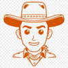 Free Cowboy Vector Design Illustrated cowboy design in vector format.
