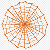 Free Vector Graphic of a Spider's Snare High-resolution SVG graphic of a spider web with intricate details and patterns.