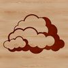 Beautiful Vector Cloud Icon A stylized representation of a cloud, created as a scalable vector graphic.