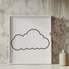 Free Cloud Vector Icon Cloud icon designed as scalable vector graphics for digital and print applications.