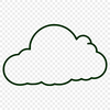 Vector Cloud Design for Digital Projects A simple, cloud-shaped design suitable for use as clip art in digital documents.