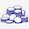 Currency Collection in SVG Format SVG design featuring multiple currency denominations arranged in a repeating pattern.