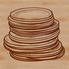 Illustrated Coins Vector Graphics A set of illustrated silver and gold coins in various denominations, created as a vector graphic.