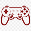 Free Vector Game Controller Illustration An SVG vector graphic representation of a standard video game controller layout.