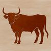 Cow Graphic Design Element Illustrated vector graphic of a cow, suitable for farm-themed designs and projects.