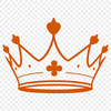 Regal Illustration Vector Art A regal crown illustration made from interlocking lines and curves, suitable for vector-based designs.