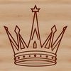A digital illustration of a royal crown, created in vector format for use in various designs.