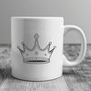 Regal Illustration Crown Design A regal crown illustration designed with vector graphics for digital use.