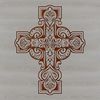 Beautiful Religious Symbol A detailed ornate cross with intricate design elements, suitable for various applications.