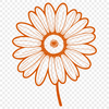 Dainty Daisy Vector Graphic Design Vector illustration of a daisy flower, suitable for clip art and design projects.