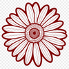 Delicate White Daisy Illustration A detailed illustration of a white daisy with yellow center and delicate petals.
