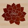 Succulent Graphics A graphic representation of a desert-dwelling succulent with intricate details of its foliage and growth pattern.