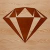 A geometric shape with sharp edges and pointed corners, ideal for cutting out or used in vector design.