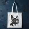 Beautiful Boston Breed Clip Art A simple vector design of a Boston Terrier breed dog.