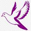 Stylized Dove Design for Commercial Use A stylized graphic representation of a dove in a scalable vector graphics (SVG) file.