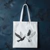 Whitetail Dove Silhouette A detailed illustration of a white dove in flight, suitable for vector design and commercial or personal use.