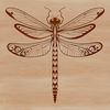 Colorful Insect Illustration SVG A colorful illustration of a dragonfly in flight, showcasing its iridescent wings and body.
