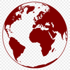 Simple Planet Illustration A 2D digital illustration of the Earth planet in a simplified style.