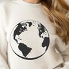 A Digital Planet Portrait A detailed illustration of our planet Earth in a digital vector format, suitable for various design applications.