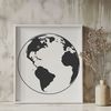 SVG illustration of a 3D globe representing our planet Earth.