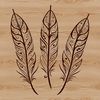 A stylized illustration of a feather in various formats including SVG.