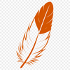 Simple Feather Icon Vector Art A simple, high-quality feather icon in vector format.