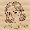 Free Vector Clip Art for Designs A simple illustration of a female figure in various poses suitable for vector art designs.
