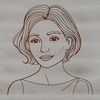 Elegant Female Portrait Vector Art A detailed vector illustration of a woman, suitable for commercial or personal use in various design projects.