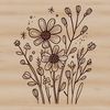 A colorful illustration of a wild flower in bloom, ideal for crafting projects.