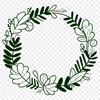 Free Downloadable Vector Art Floral Wreath Clip Art A decorative floral wreath design, created as a vector art file.