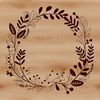 Decorative Wreath Vector Art Illustration Vector illustration of a decorative wreath with intricate details.