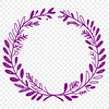 Floral Clip Art Vector Illustration A vector illustration of a floral wreath designed with precision for digital use.