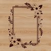 Beautiful Border Design A vector graphic illustration of a decorative frame with intricate details.