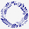 Beautiful Vector Floral Wreath Clip Art A floral wreath design created using vector art, suitable for cutting machine stencils and laser cutter projects.