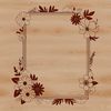 Free Vector Art Frame Illustration A floral-patterned frame design created using vector art for commercial or personal use.