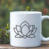 Exquisite Lotus Flower Design An intricately designed vector representation of a lotus plant with symbolic significance in various cultures.