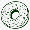 Delicious Donut Design Vector Graphic Illustrated donut dessert graphic designed as a vector art template.