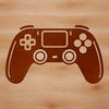 Beautiful Video Game Design SVG A game controller designed for video games, shown in vector format.