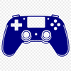 Game Controller SVG Design An electronic gamepad designed for playing games on various devices.